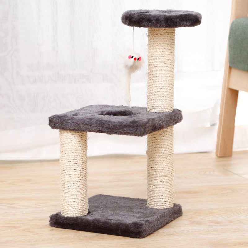 Explosive Cat Climbing Frame, Small Cat Tree, Cat Toy, Sisal Cat Jumping Platform, Cat Supplies, Cat Scratching Post, Pet Supplies