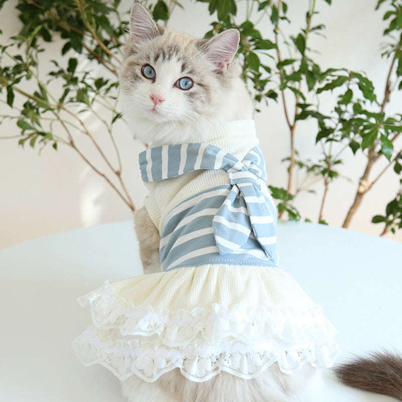 Cat Clothes Summer Thin Style Cat Scarf Couples Wear