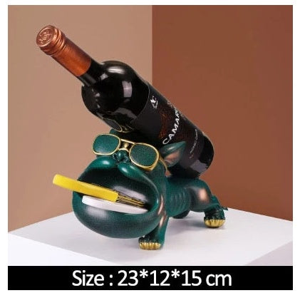 Small Cat And Dog Red Wine Rack Creativity