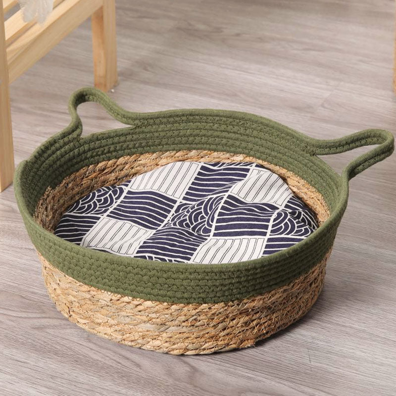 Cat Litter Woven Summer Woven Cool Nest