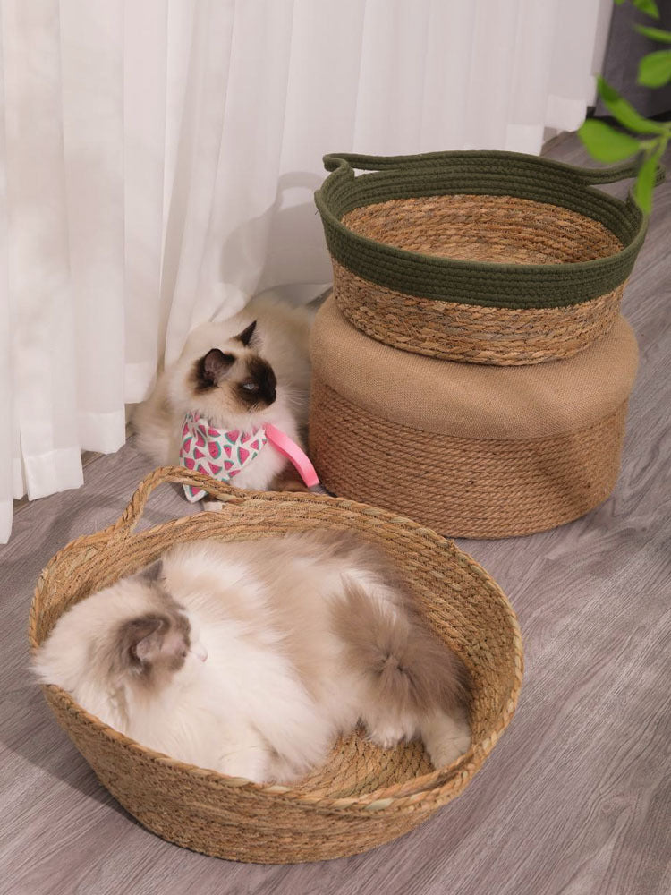 Cat Litter Woven Summer Woven Cool Nest