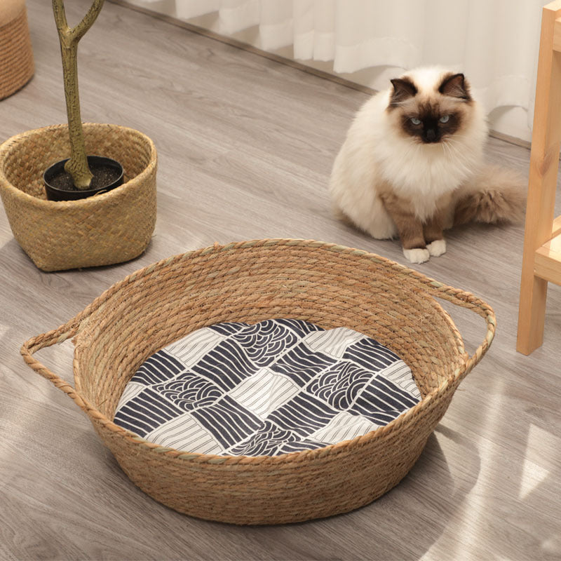 Cat Litter Woven Summer Woven Cool Nest