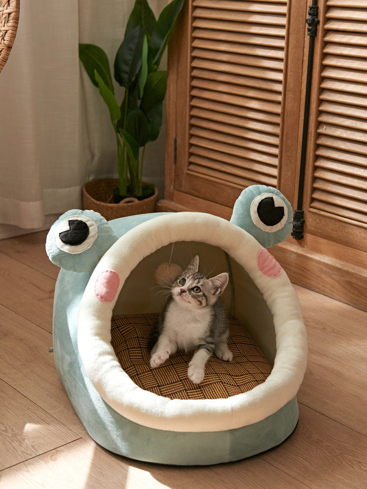 Cat Litter Four Seasons Universal Summer Cat House Bed House Villa Removable And Washable