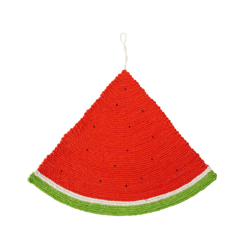 Creative Wall-Mounted Watermelon Cat Scratching Board Toy