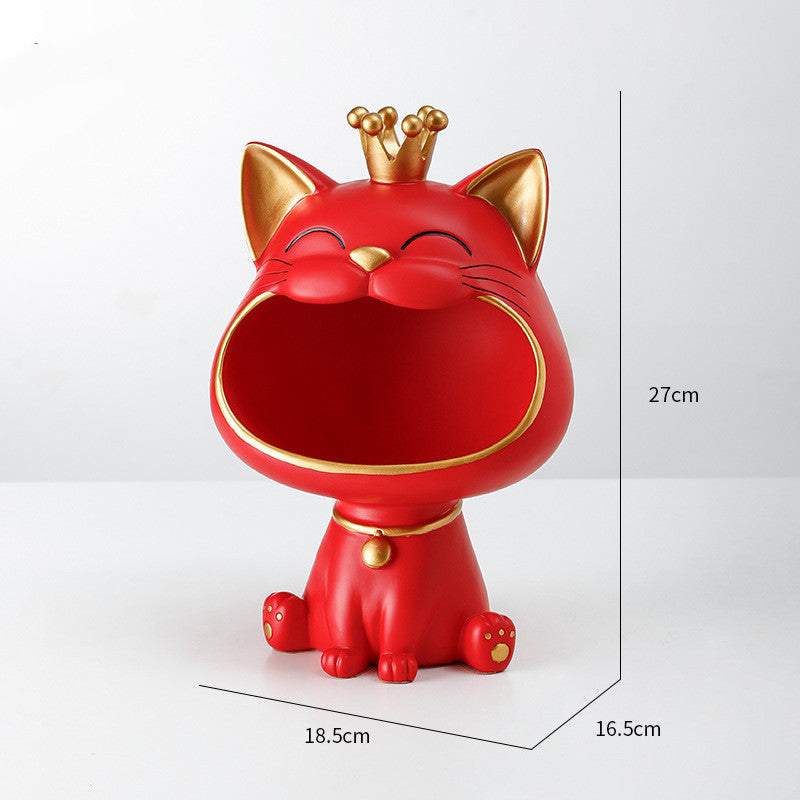 Lucky Storage Key Cat Creative Entrance Desktop Decoration