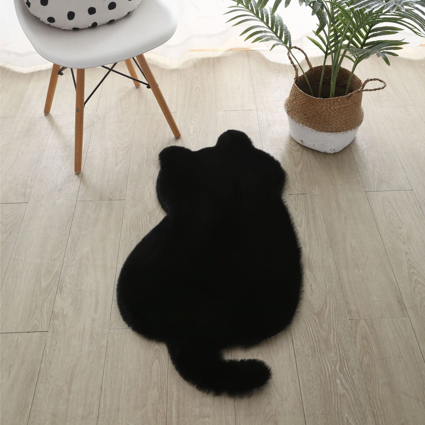 Cute Cartoon Cat Carpet For Household Living Room