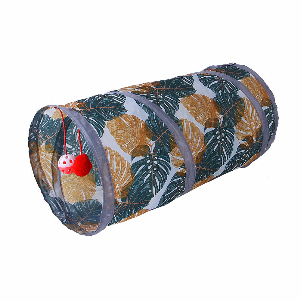 Foldable Cat Tunnel Printing Toy