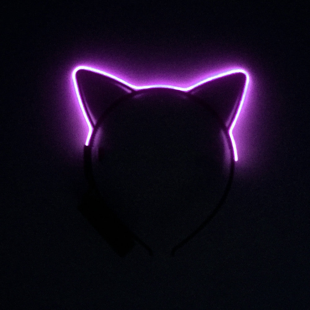 Glowing Line Cat Ear Headband