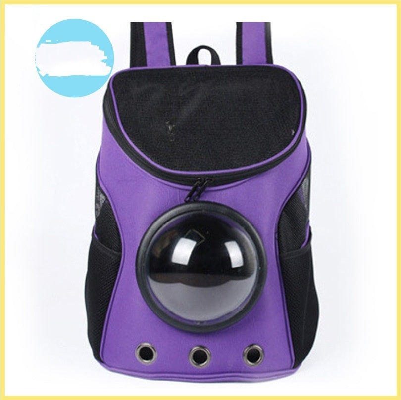 Large-capacity Pet Space Capsule Cat And Dog Outdoor Strap Backpack