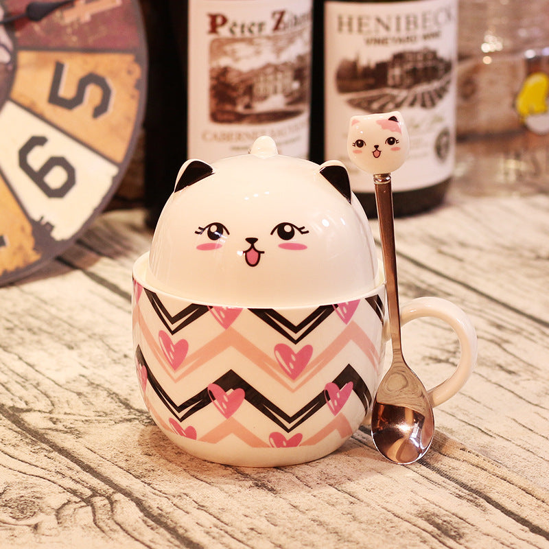 Cat ceramic mug