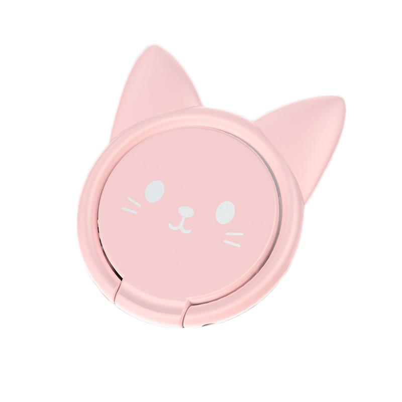 Magnetic seat ring frame car cute cat phone seat ring buckle