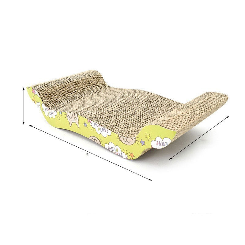 Cat Scratch Board Corrugated Paper Catnip Cat Box Wear-Resistant Scratch Resistance Vertical Plate Nest Cat Scratch Pad Rub