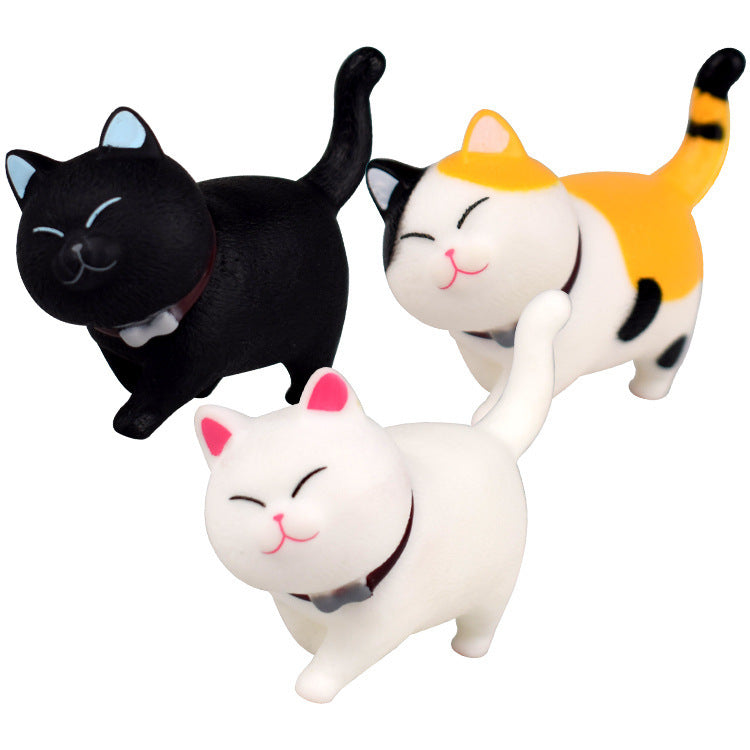 Super Cute Egg Bell Cat Cake Decoration