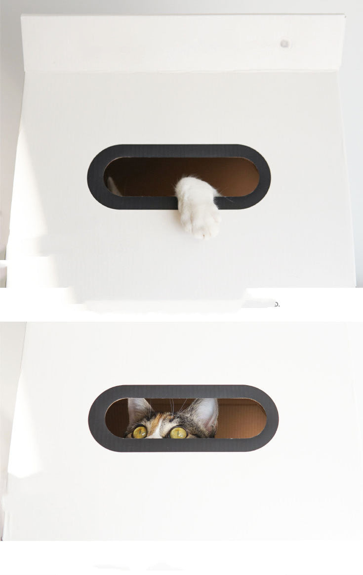 Corrugated Cardboard Box Wear-resistant Cat Catching Toy