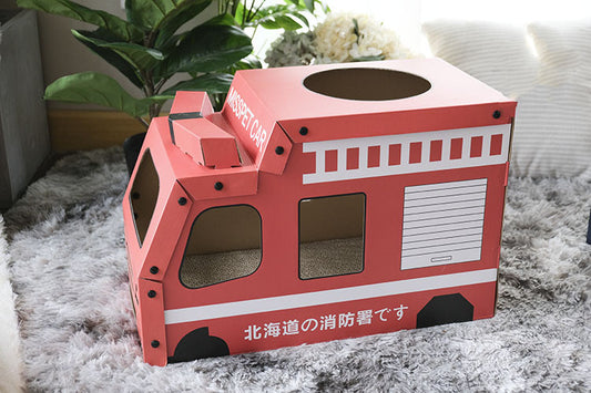 Cat Scratching Board Car Meow Toy Grinding Claw Folding Litter