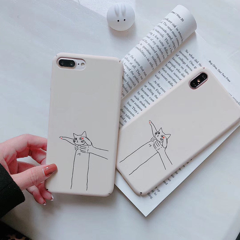 Cartoon Cat XS Max/XR Applicable Phone Case