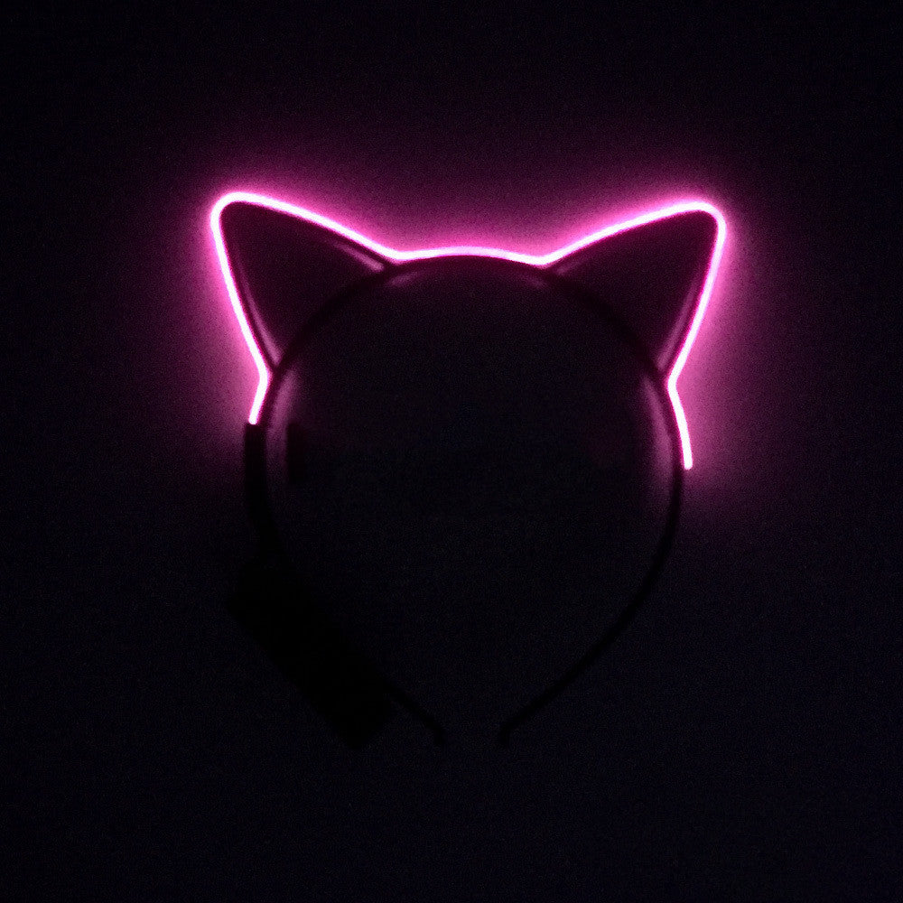 Glowing Line Cat Ear Headband