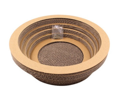 Pet Cat Kitten Scratch Scratcher Pad Seize Catch Board Mat Catnip Bed S shape