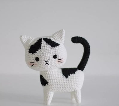 Yarn Crochet Cute Little Cat Material Bag