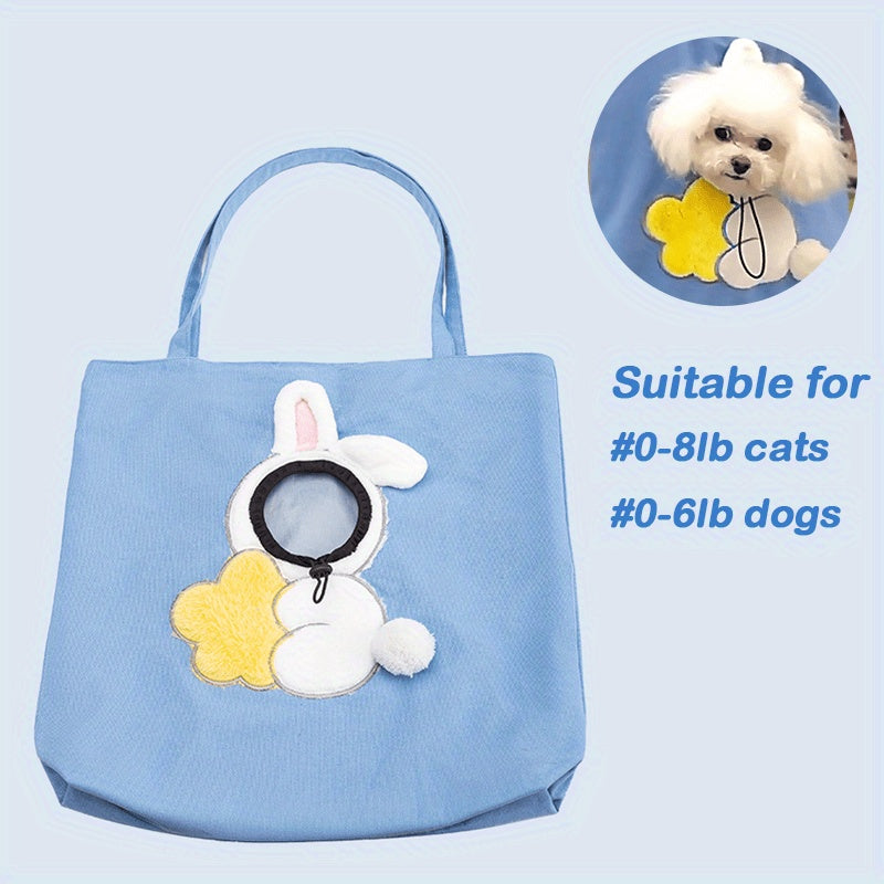 Little Bee Design Cat Dog Carrier Bags Portable Breathable Bag Soft Pet Carriers With Safety Zippers Outgoing Travel Pets Handbag