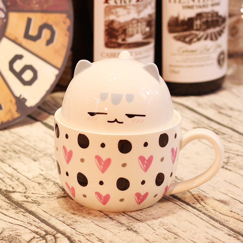 Cat ceramic mug