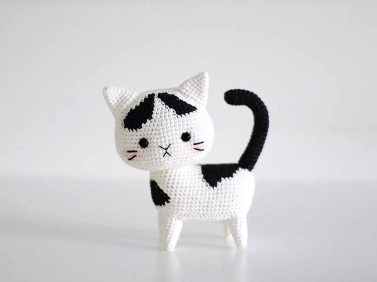 Yarn Crochet Cute Little Cat Material Bag