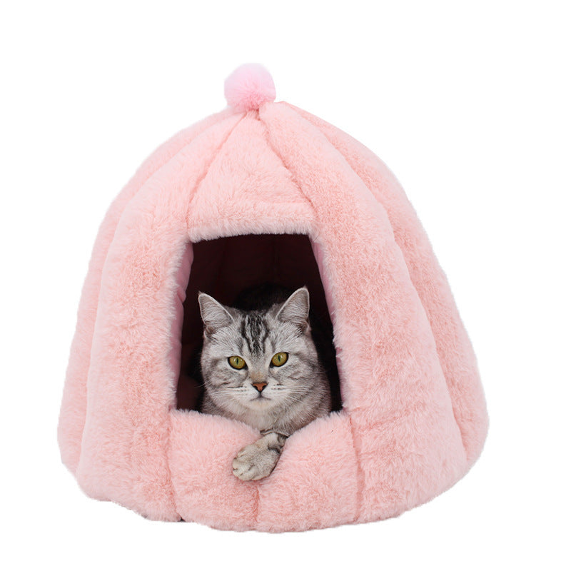 Deep Sleep Enclosed Warm Cat Litter