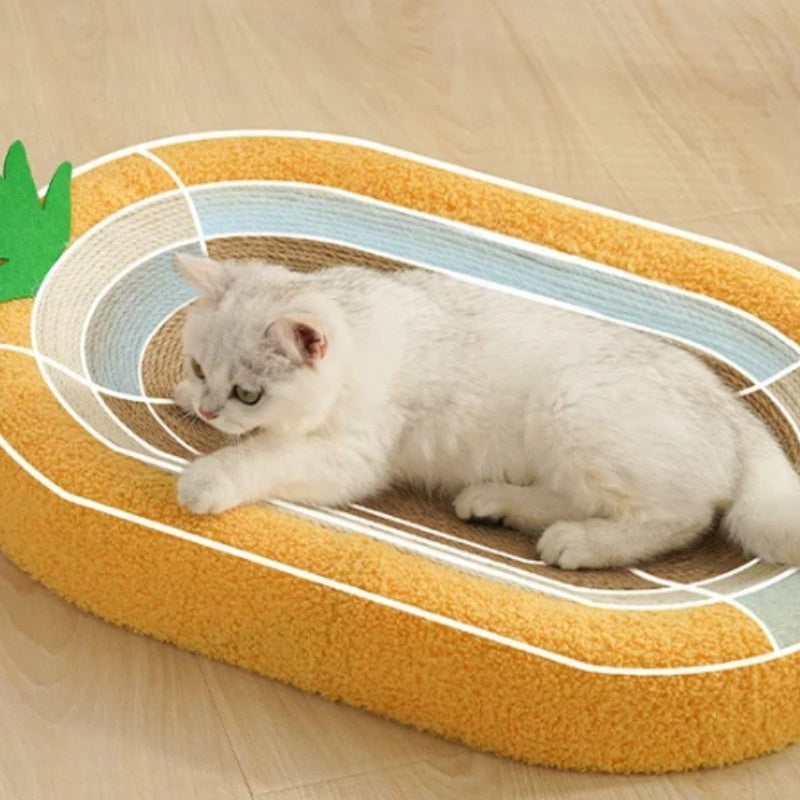 Cat Scratch Board Nest Sisal Wear-resistant Non-chip Round Grinding Claw Toy