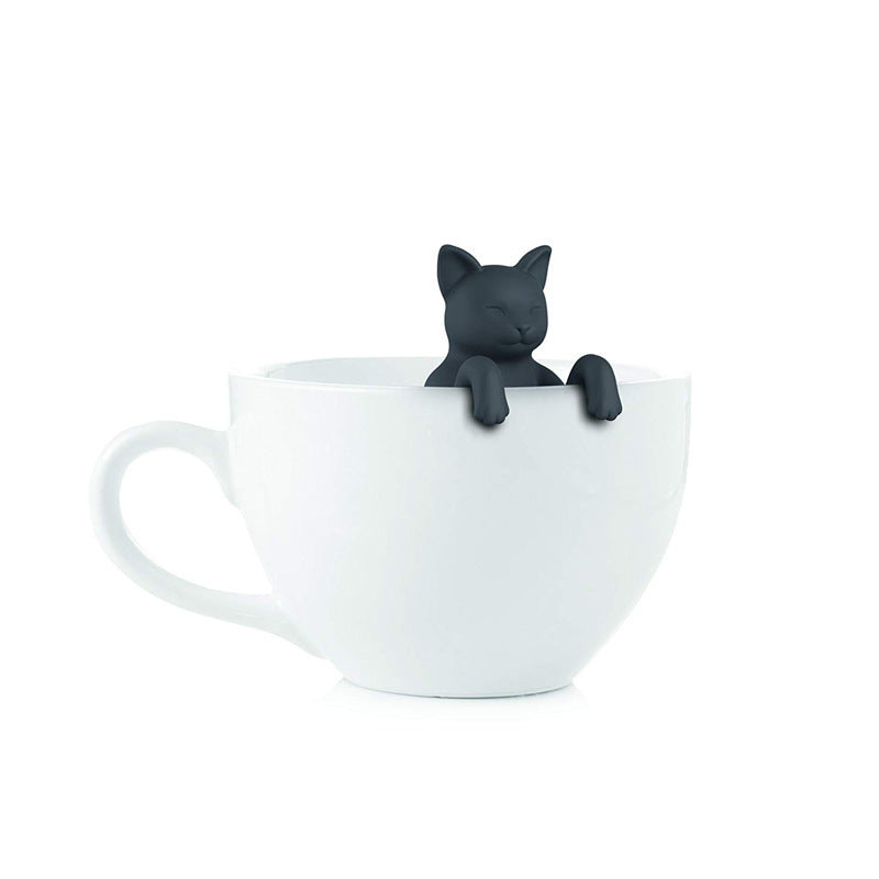 Silicone cat tea maker