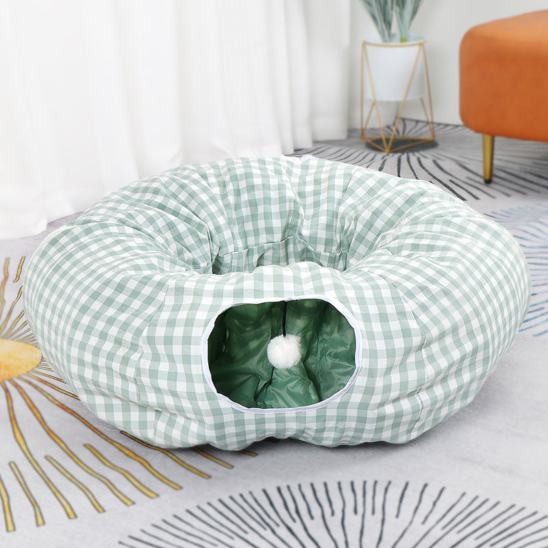 Donut Cat Nest Tunnel Four Seasons Universal Toy Maze