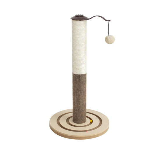 Cat Scratcher Sisal No Chipping Vertical Anti-Scratch Sofa Protection Rotating Compass Cat Scratching Column Claw Sharpener