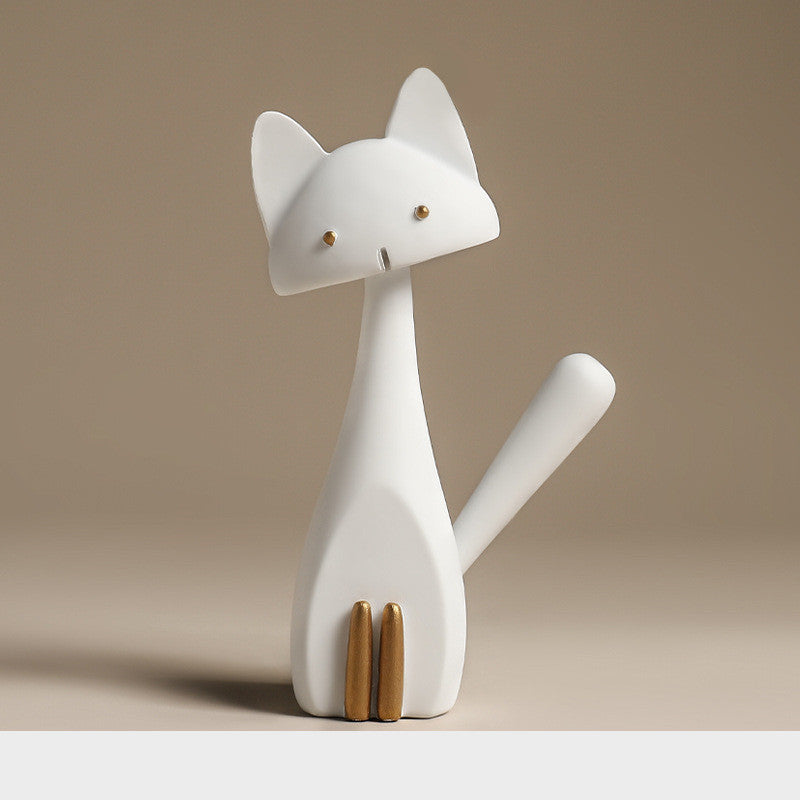 Cat Modern Home Furnishings Resin Ornaments