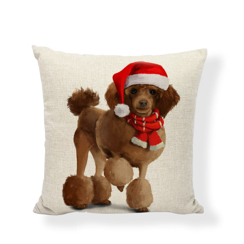 Linen Dog Cat Play Pillow Cover