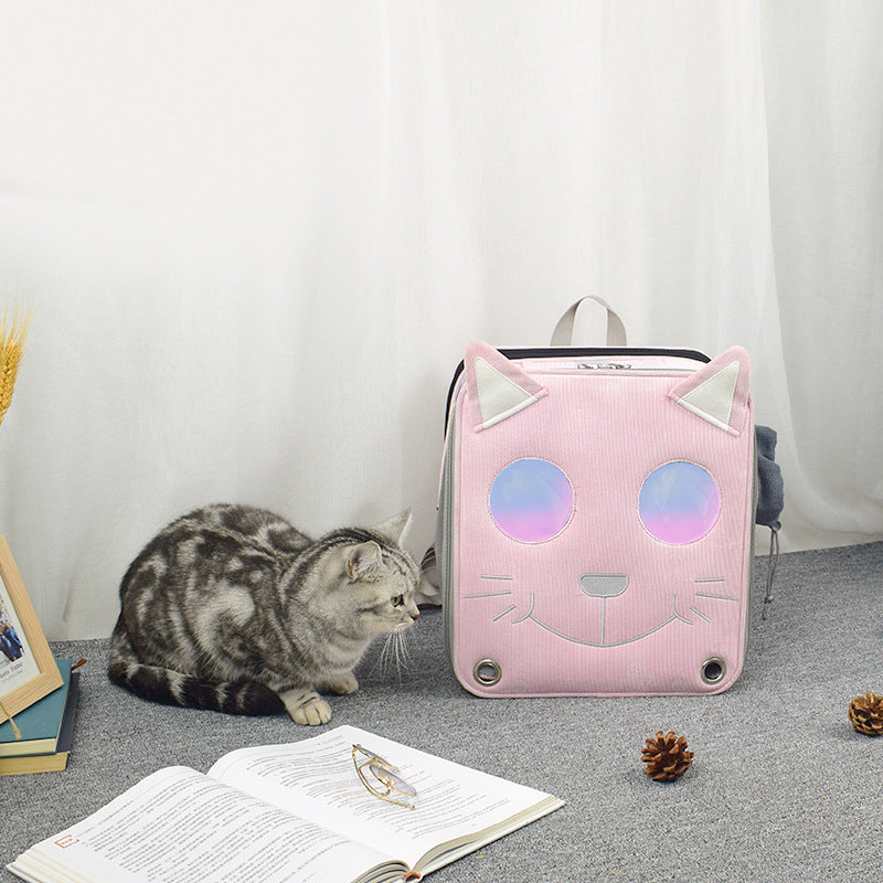 Space capsule cat backpack cat bag