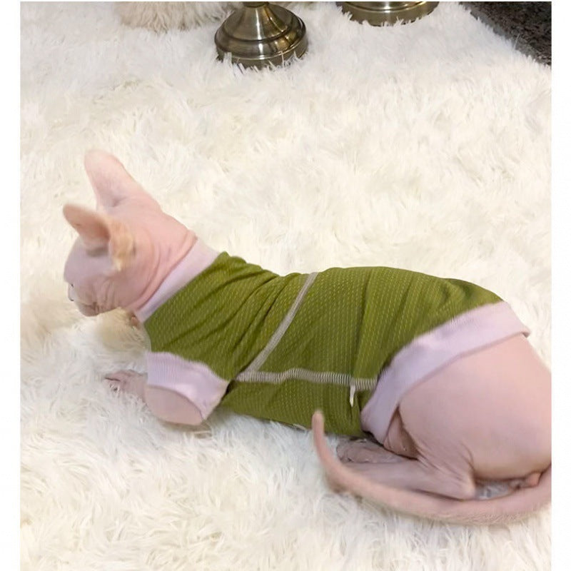 Hairless Cat Clothes Cotton Seamless Stitched Cartoon Thickening