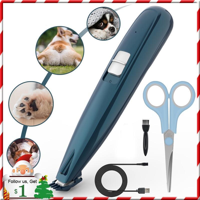 Pet Foot Hair Trimmer LED Cat And Dog Paw