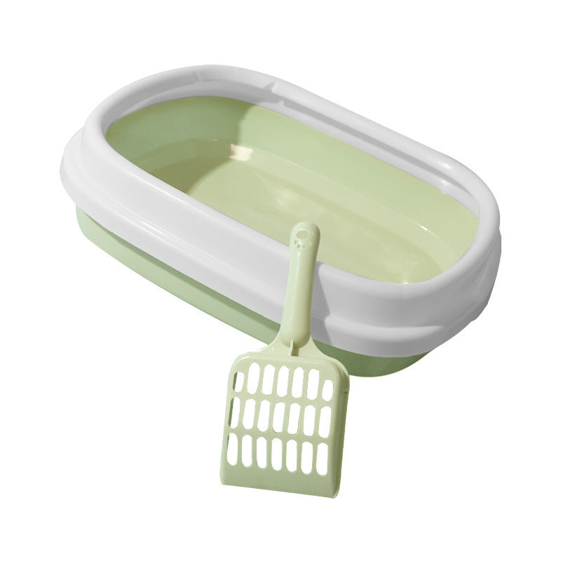 Pet Toilet Bedpan Training Plastic Sand Litter Box Cat Dog Tray With Scoop Cat Litter Box Anti-Splash Dog Clean Toilet