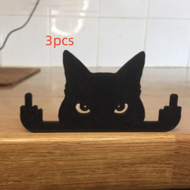 Fashion Cat Wooden Crafts Decoration