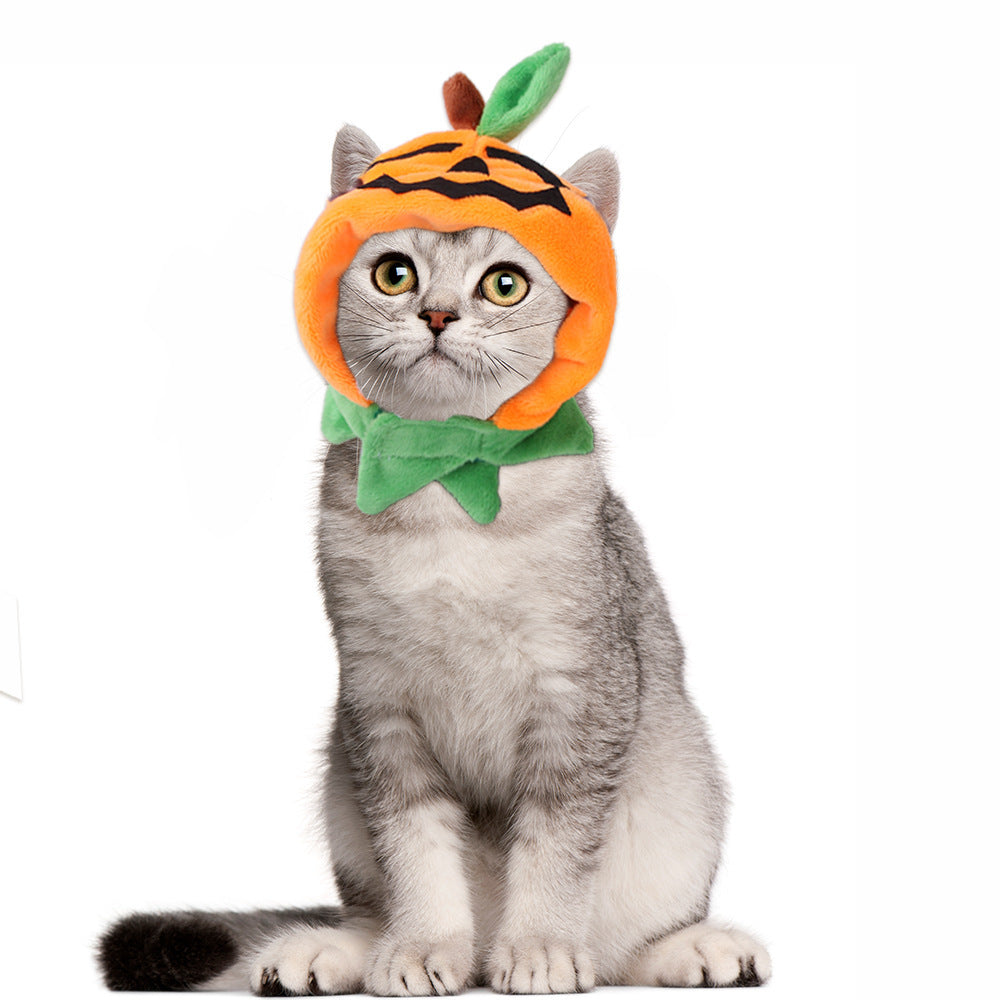 Pet Headgear Cute Cat Teddy Dress Up SUNFLOWER Cat Headdress Wig Cat Headgear Hat