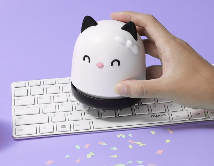 Portable Mini Cute Cat Desk Vacuum Cleaner