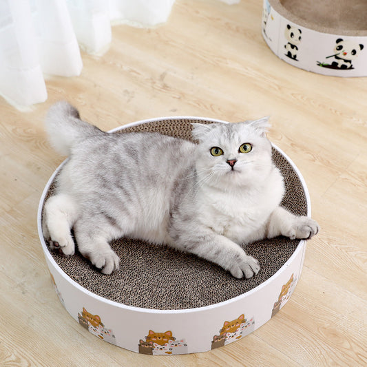 Corrugated cat scratcher