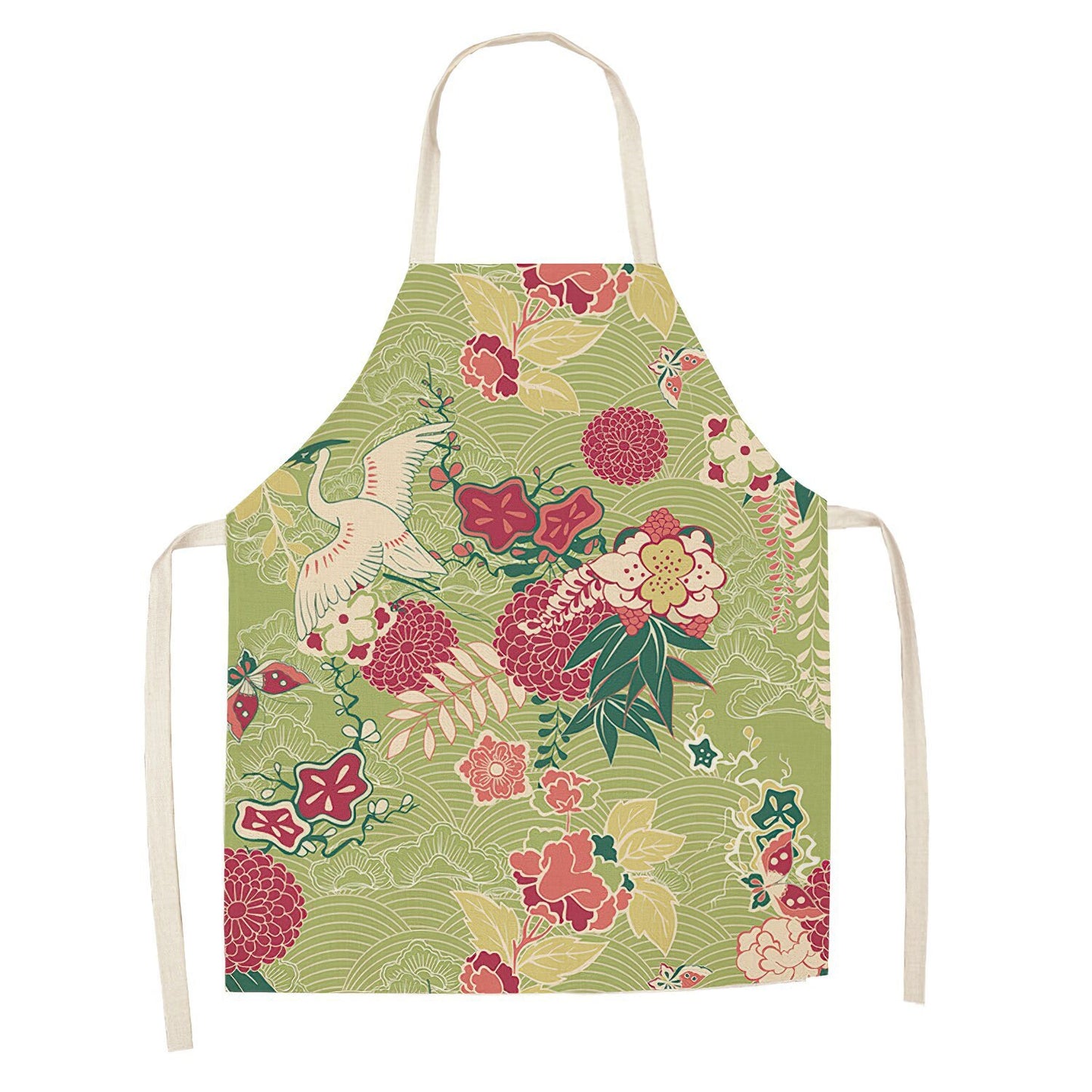 Cartoon Cat Digital Printing Sleeveless Apron