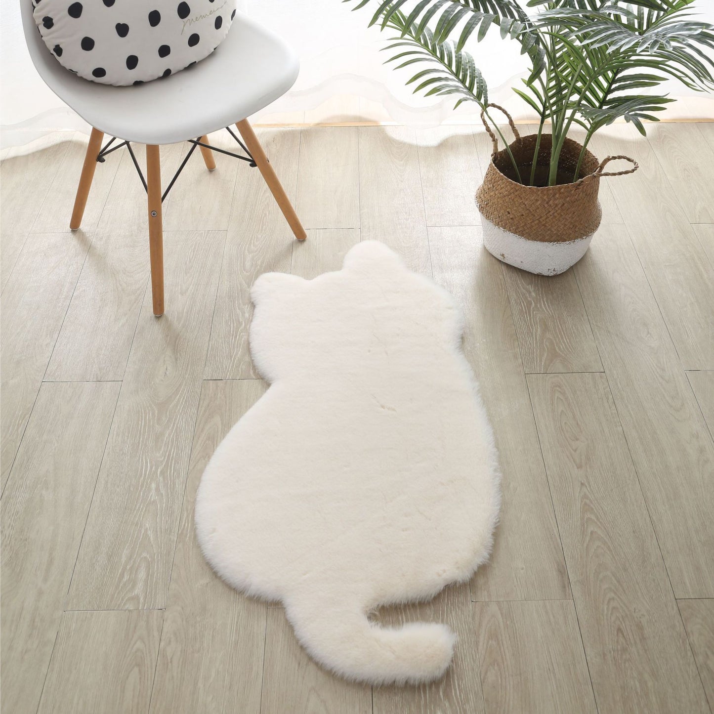 Cute Cartoon Cat Carpet For Household Living Room