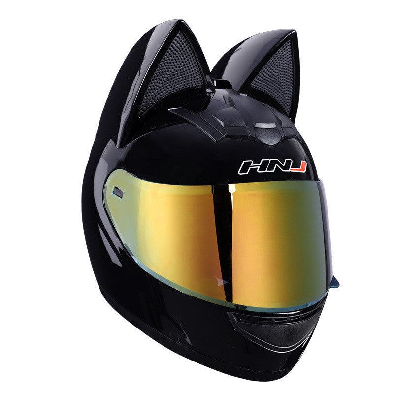 Electric Motorcycle Cat Ear Helmet