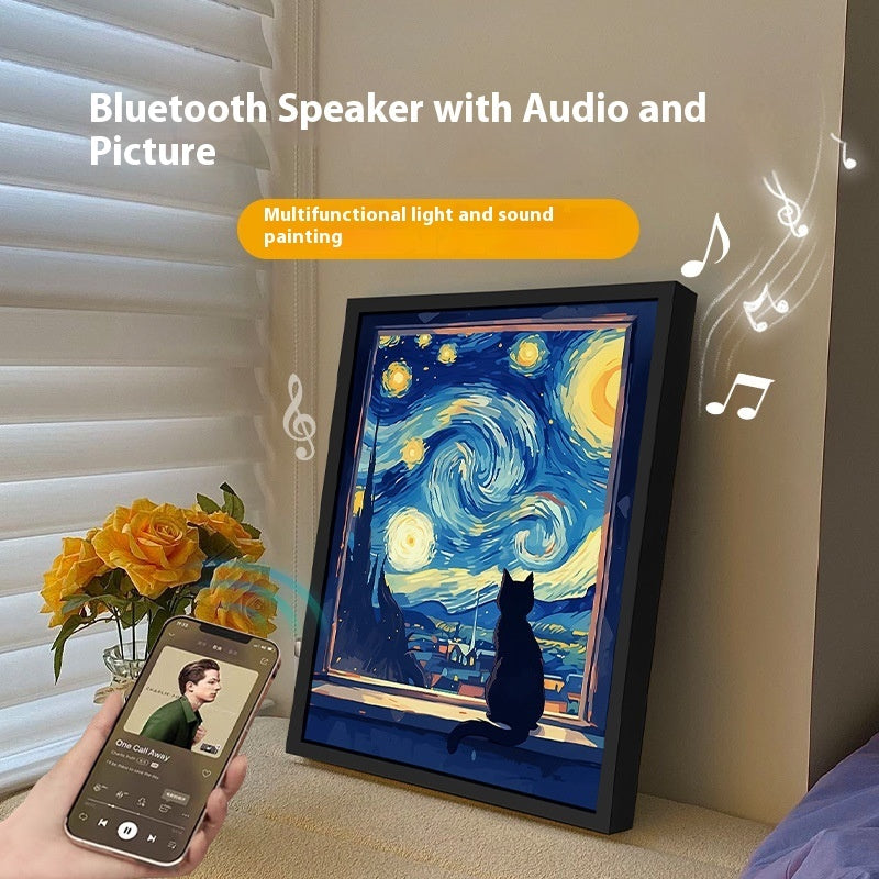 Van Gogh Cat Series Cute Creative Audio Gift