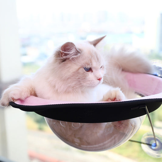 Hammock Space Capsule Suction Cup Type Cat Hanging Nest To Bask In The Sun Hanging Bed