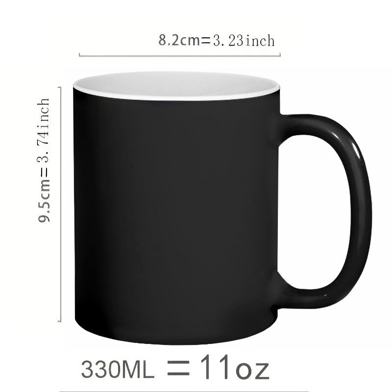 Black Cat Gradient Color Affordable Luxury Style Mug