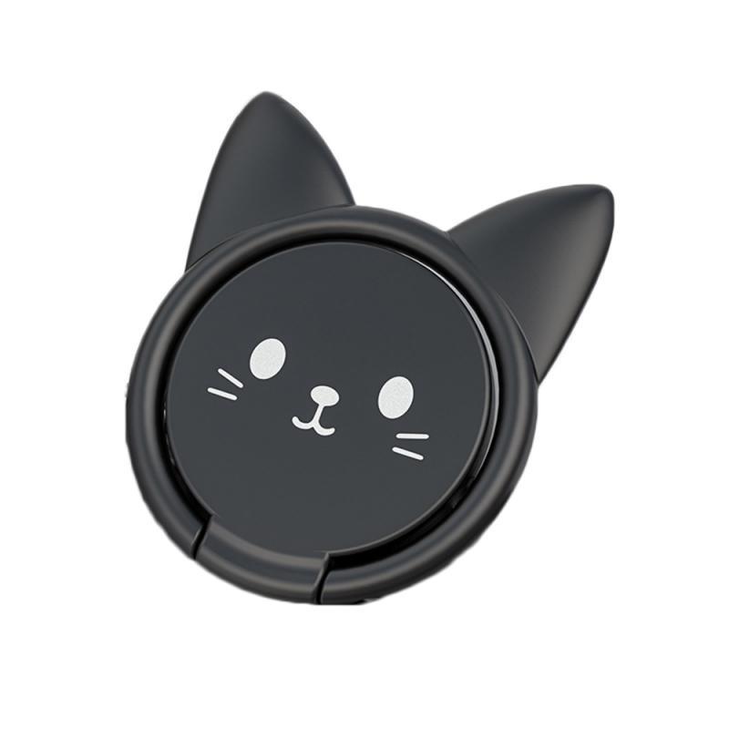 Magnetic seat ring frame car cute cat phone seat ring buckle