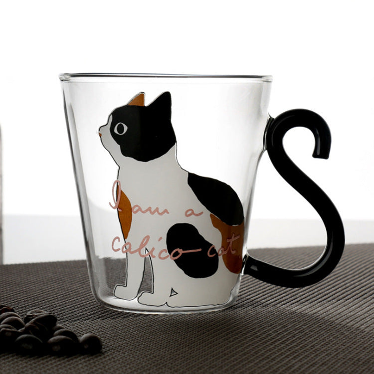 Couple Cup Cute Black Cat White Cat Cup Breakfast