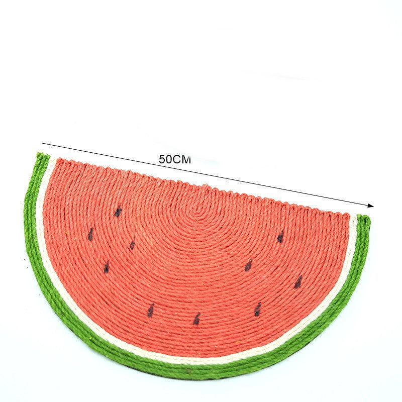 Creative Sisal Watermelon Shape Cat Scratch Board